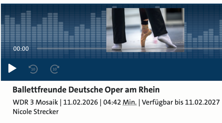 Portr&auml;t der Ballettfreunde im Radio
